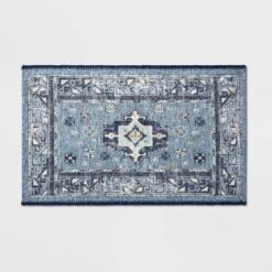Vintage Persian Medallion Kitchen Rug Blue - Threshold™ 10 Vintage Persian Medallion Kitchen Rug Blue - Threshold™ -West Elm GUEST 025b5f6d 8461 43cc b2bd 68ea68432beb