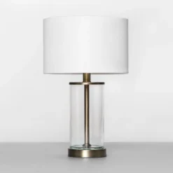 Fillable Accent With USB Table Lamp Brass - Threshold™ -West Elm GUEST 028677c1 8e8e 411c 9170 eb15b6148fd1