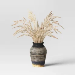Grass Arrangement In Ceramic Pot Black - Threshold™ 10 Grass Arrangement In Ceramic Pot Black - Threshold™ -West Elm GUEST 0efded28 a1c0 4c30 b142 c93cc97829c1