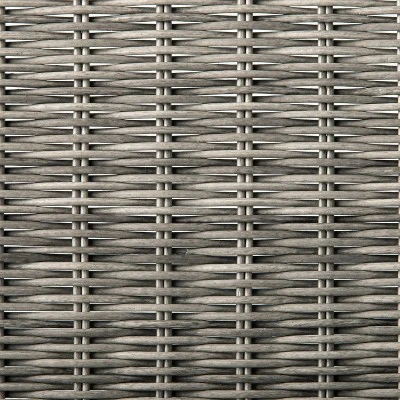 Wicker & Metal X Frame Patio Sofa - Gray - Threshold™ Designed With Studio McGee 7 Wicker & Metal X Frame Patio Sofa - Gray - Threshold™ Designed With Studio McGee - Image 5