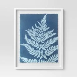 (Set Of 2) 16" X 20" Float Mount Plant Print Framed Wall Poster Set White - Threshold™ -West Elm GUEST 1e27982f 3bc1 4f05 b5bb 5c8520c96306