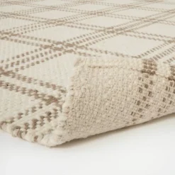 Cottonwood Plaid Wool/Cotton Area Rug - Threshold™ Designed With Studio McGee -West Elm GUEST 222ec478 80cc 4ede 9d5e 804a4c2dbd2a