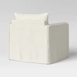 Berea Slouchy Lounge Chair With French Seams - Threshold™ -West Elm GUEST 22a6734e 458b 498d 9790 c3bedf268231