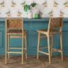 Ceylon Woven And Wood Barstool - Threshold™ 1 Ceylon Woven And Wood Barstool - Threshold™ -West Elm GUEST 2589bd3f 9e44 4b02 8c14 baee5cf5d602