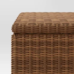 Brookfield Patio End Table With Storage - Brown - Threshold™ -West Elm GUEST 28817774 0b8a 4bfc a42a 5b7ee0f6e0d1