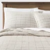 Flannel Windowpane Quilt Sham - Threshold™ -West Elm GUEST 296bff25 7f96 4818 987e 58b7ca0fbb8a