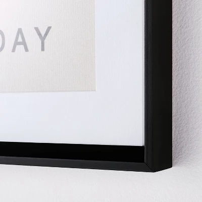 12" X 16" Today Is A Good Day Framed Wall Canvas Brown - Threshold™ Designed With Studio McGee 4 12" X 16" Today Is A Good Day Framed Wall Canvas Brown - Threshold™ Designed With Studio McGee - Image 2