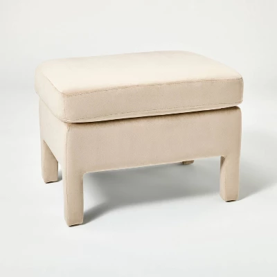 Bellfield Fully Upholstered Ottoman - Threshold™ Designed With Studio McGee 6 Bellfield Fully Upholstered Ottoman - Threshold™ Designed With Studio McGee - Image 4