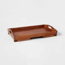 22" X 14" Wood Signature Bed Tray - Threshold™ -West Elm GUEST 38930afa 73f3 416f a8f9 eea4a712b3be