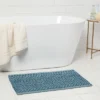 20"x32" Mixed Texture Chenille Bath Rug Teal Blue - Threshold™ 1 20"x32" Mixed Texture Chenille Bath Rug Teal Blue - Threshold™ -West Elm GUEST 47b39fa4 fe8c 4227 b94b 114b7843660e