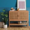 Minsmere 2 Door Cabinet Natural Brown - Threshold™ 1 Minsmere 2 Door Cabinet Natural Brown - Threshold™ -West Elm GUEST 4b0a98c0 a710 4424 8b5a b5445bbed0ae