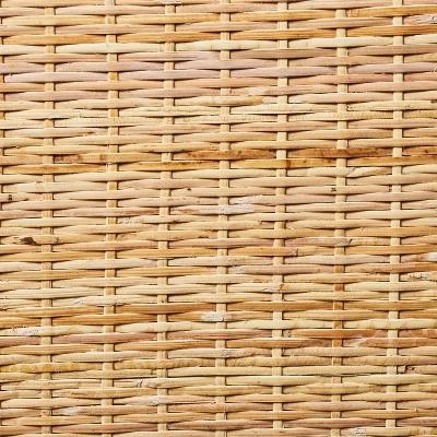 Console Table With Woven Rattan Shelf Black - Threshold™ Designed With Studio McGee 7 Console Table With Woven Rattan Shelf Black - Threshold™ Designed With Studio McGee - Image 5