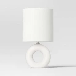 Abstract Ceramic Mini Table Lamp White - Threshold™ 9 Abstract Ceramic Mini Table Lamp White - Threshold™ -West Elm GUEST 547e7228 701a 4f70 910a f62eefa80d54