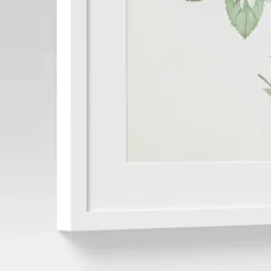 (Set Of 2) 24" X 30" Flowers Framed Wall Art White - Threshold™ -West Elm GUEST 548b3b36 dbc1 4752 8a68 9dd9a111a1fd
