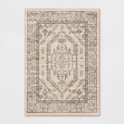 Plush Persian Style Area Rug Cream - Threshold™ 13 Plush Persian Style Area Rug Cream - Threshold™ -West Elm GUEST 57a5eb0f 24f2 4b22 b0b9 01d9a58810c6