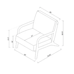 Esters Wood Armchair - Threshold™ 20 Esters Wood Armchair - Threshold™ -West Elm GUEST 671b808a 0f51 4b1b 8bb1 34be7d271a3c