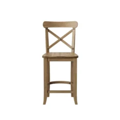 24" Litchfield X-Back Counter Height Barstool - Threshold™ -West Elm GUEST 69115f22 a320 41ef a5b0 e5873923d1cd
