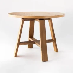 42" Linden Round Wood Dining Table - Threshold™ Designed With Studio McGee 15 42" Linden Round Wood Dining Table - Threshold™ Designed With Studio McGee -West Elm GUEST 76f39d84 a190 4b52 8dd9 493baf78d72a