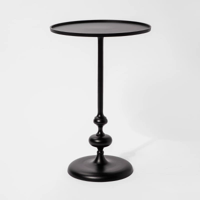 Londonberry Turned Metal Accent Table Black - Threshold 11 Londonberry Turned Metal Accent Table Black - Threshold - Image 9