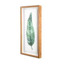 (Set Of 3) 28"x12" Framed Leaves Decorative Wall Art White - Threshold™ -West Elm GUEST 8176423f 41b8 4092 bb29 d3a72d0feae8
