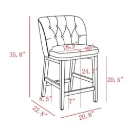 Winfall Tufted Barrel Counter Height Barstool Linen - Threshold™ 13 Winfall Tufted Barrel Counter Height Barstool Linen - Threshold™ -West Elm GUEST 862591f2 c5d6 4cbd b107 373f25260e5a