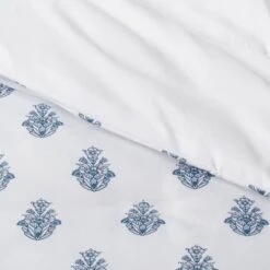 5pc Block Print With Border Comforter Bedding Set White/Blue - Threshold™ 11 5pc Block Print With Border Comforter Bedding Set White/Blue - Threshold™ -West Elm GUEST 87dd5d83 f936 452c b43a 910fde851cfd