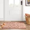 Southbury Washable Printed Diamond Persian Style Rug Rust - Threshold™ -West Elm GUEST 8a0f2fba fc2a 432e 8219 1168c5089d29