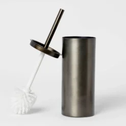 Aluminum Toilet Brush And Holder Set With Aged Metal Finish Gray - Threshold™ 6 Aluminum Toilet Brush And Holder Set With Aged Metal Finish Gray - Threshold™ -West Elm GUEST 93c4e0bb 9ddd 4c63 8e52 04fefd460af3
