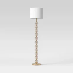 Stacked Glass Ball Floor Lamp - Threshold™ 10 Stacked Glass Ball Floor Lamp - Threshold™ -West Elm GUEST 96579657 6943 4bb4 91a6 fc994328c5ad