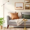 Crosby Bell Floor Lamp Brass With Glass Shade - Threshold™ -West Elm GUEST 9a3de00f 9481 4a8e a7cb 315b6cde9436