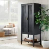 66" East Bluff Woven Cabinet Black - Threshold™ Designed With Studio McGee -West Elm GUEST 9b802217 b089 4179 b60d 55c212d2978c