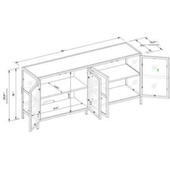 Crystal Cove Glass TV Stand For TVs Up To 59" - Threshold™ Designed With Studio McGee 13 Crystal Cove Glass TV Stand For TVs Up To 59" - Threshold™ Designed With Studio McGee -West Elm GUEST a13f9ad9 19e7 45e4 939d 0ee33acc8103