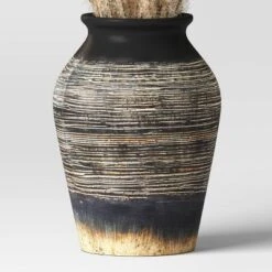 Grass Arrangement In Ceramic Pot Black - Threshold™ 9 Grass Arrangement In Ceramic Pot Black - Threshold™ -West Elm GUEST a8b7bc55 e7f2 41c9 ad42 4006f370c4b4