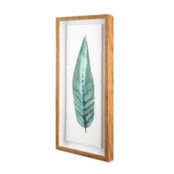 (Set Of 3) 28"x12" Framed Leaves Decorative Wall Art White - Threshold™ -West Elm GUEST acdaaf97 e396 42ba 9510 65abb8f5a8a9
