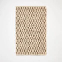 Checkered Stripe Rug Brown - Threshold™ Designed With Studio McGee 10 Checkered Stripe Rug Brown - Threshold™ Designed With Studio McGee -West Elm GUEST b2864ce6 6869 48dc 80bf 0c1c5704bc0f