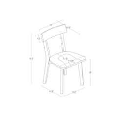 Set Of 2 Bombelli Modern Dining Chair Black - Threshold™ -West Elm GUEST b4d023ff 4934 4313 b7a2 f6a4907943a5