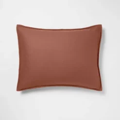 Space Dyed Cotton Linen Sham - Threshold™ 9 Space Dyed Cotton Linen Sham - Threshold™ -West Elm GUEST bd173b4c 6516 4c60 9f36 5347b776480f