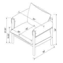 Arbon Wood Dowel Accent Chair With Cushion Arms - Threshold™ Designed With Studio McGee 13 Arbon Wood Dowel Accent Chair With Cushion Arms - Threshold™ Designed With Studio McGee -West Elm GUEST c429d501 6755 4c8a 864f afd6717b29db