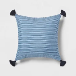 5pc Block Print With Border Comforter Bedding Set White/Blue - Threshold™ 13 5pc Block Print With Border Comforter Bedding Set White/Blue - Threshold™ -West Elm GUEST c694dc91 e0ad 45f3 8331 20bfeed2019f