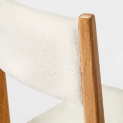 2pk Yalecrest Upholstered Seat And Back With Wood Frame Counter Height Barstools Cream/Natural - Threshold™ Designed With Studio McGee -West Elm GUEST d3ac8616 b552 4a5e 8b03 5c1856685f97