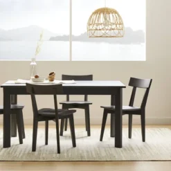 Set Of 2 Bombelli Modern Dining Chair Black - Threshold™ -West Elm GUEST d849b147 7847 4ae6 9e1d 818ca4a41883