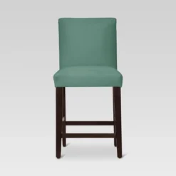 25" Velvet Parsons Counter Height Barstool Wood - Threshold™ 19 25" Velvet Parsons Counter Height Barstool Wood - Threshold™ -West Elm GUEST e3973a5e 5bf0 429e 8c8c 321e5ddb261c