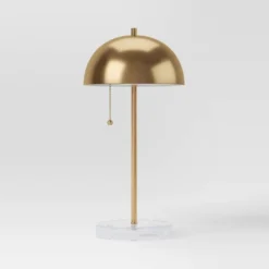Dome Table Lamp With Acrylic Base Brass - Threshold™ -West Elm GUEST ef97fb3e 426e 4a0f a1be 70de24cbbc36